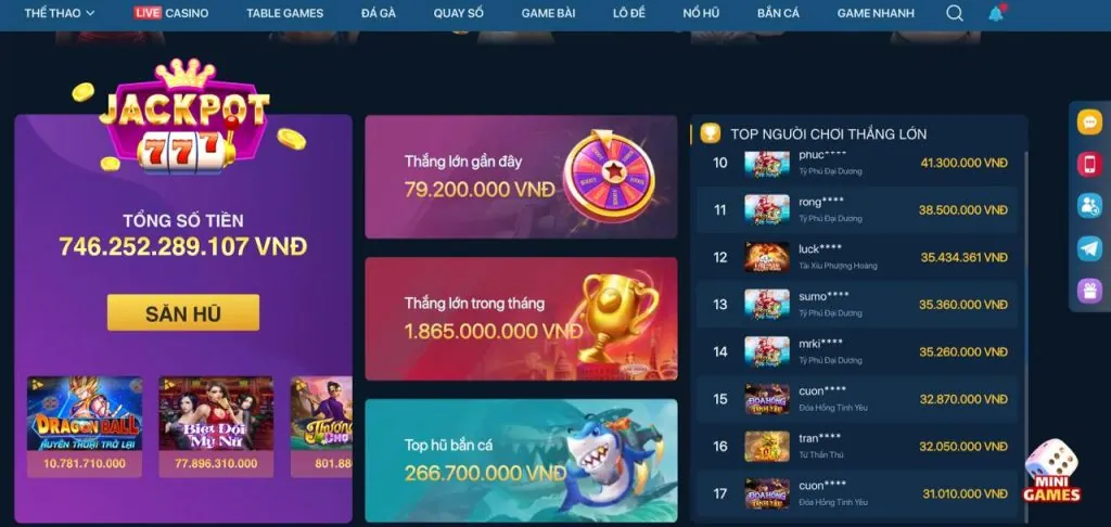 Tổng quan các trò chơi nổi bật của Lu388